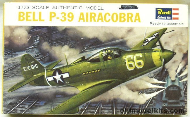 Revell 1/72 Bell P-39 Airacobra, H640-50 plastic model kit